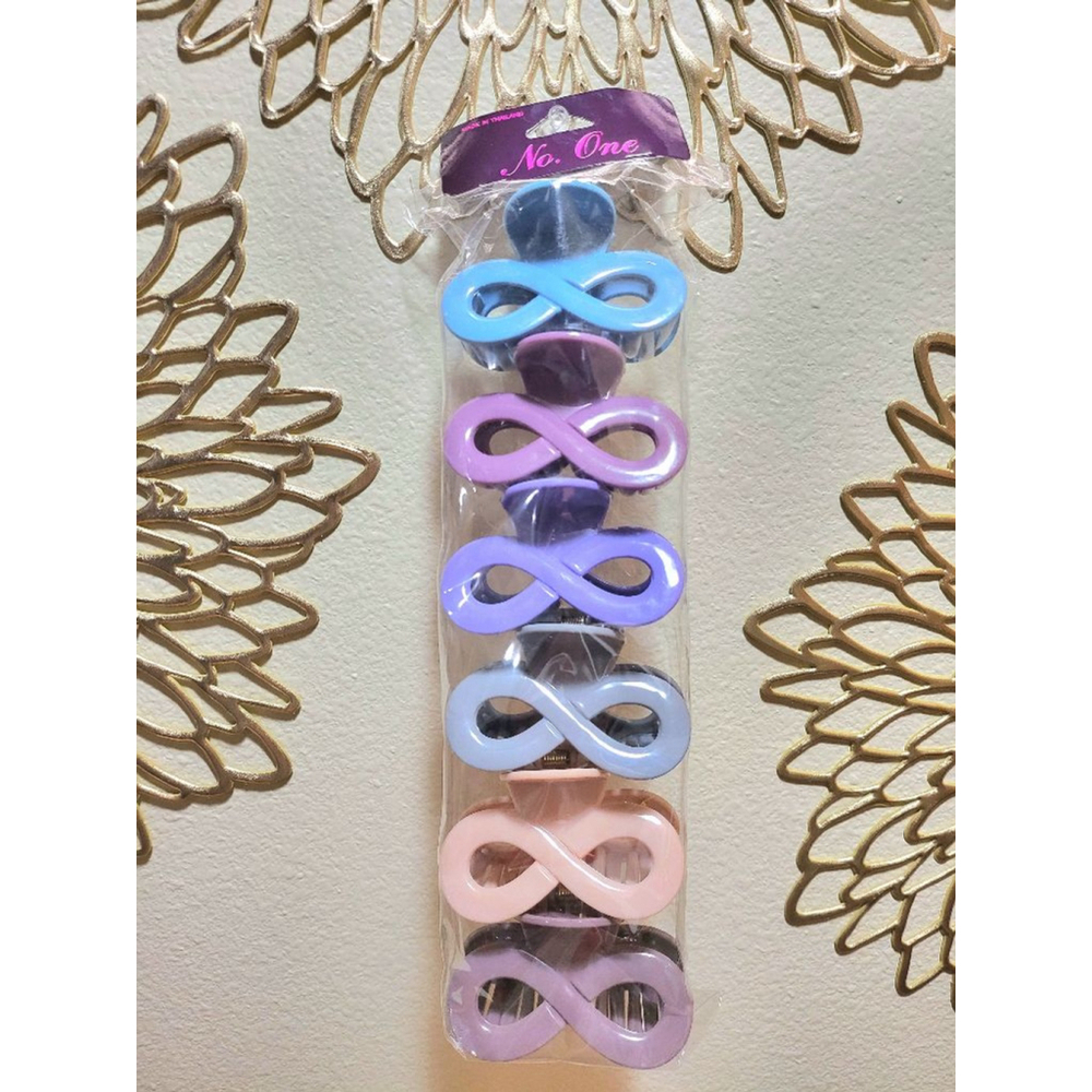 Women's Infinity Hair Clips Accessories Multicolor set